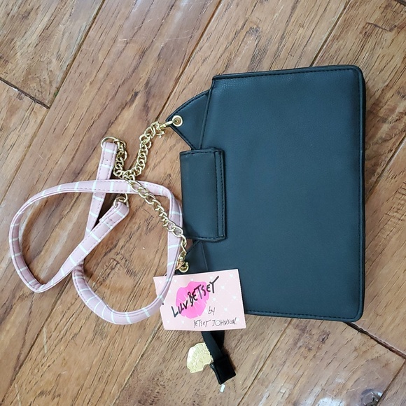 Betsey Johnson Black Cat Sofia Crossbody Bag - Picture 4 of 8